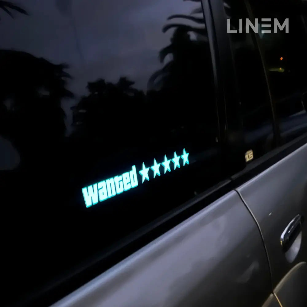 Gta Wanted Led Sticker