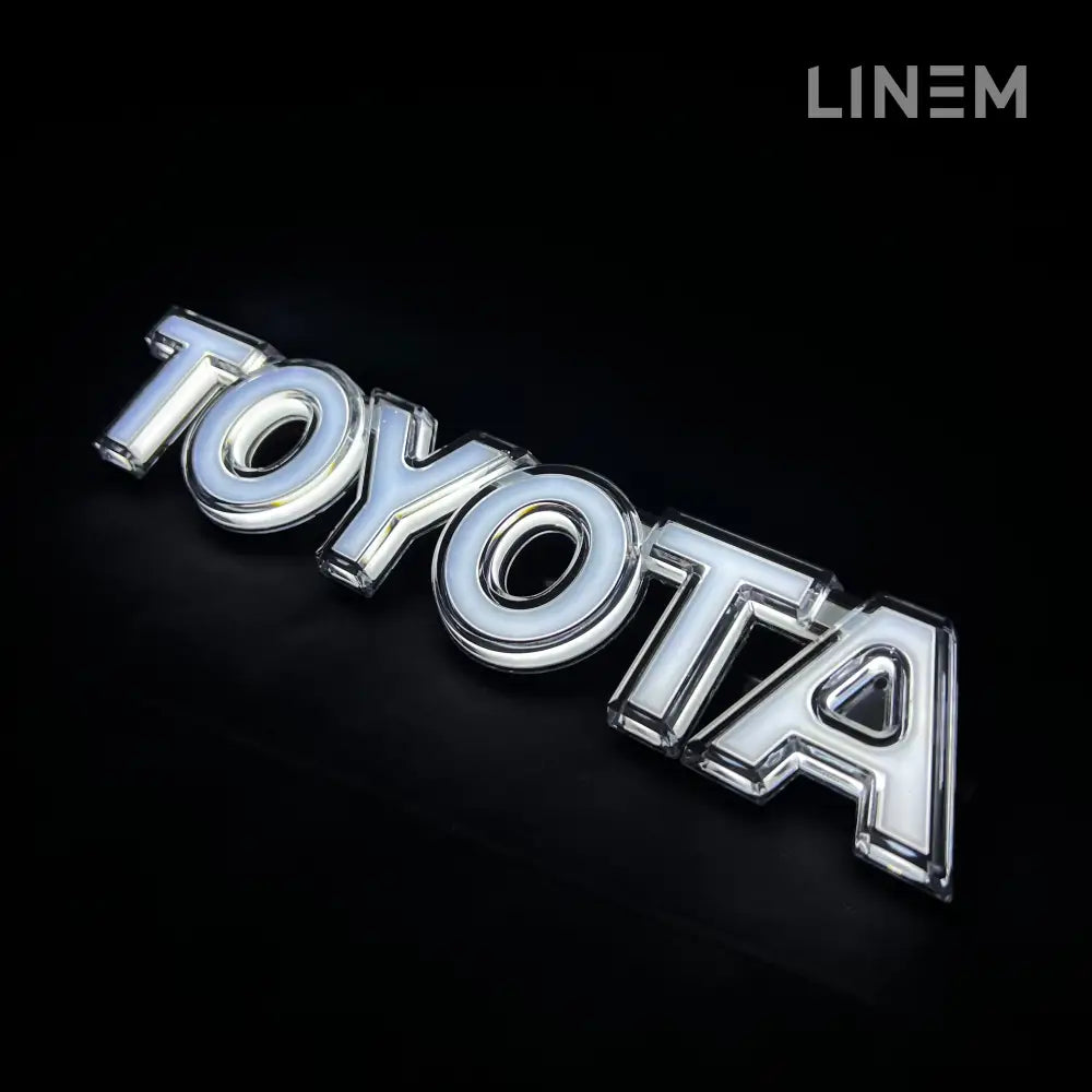 Toyota Led Startup Badge